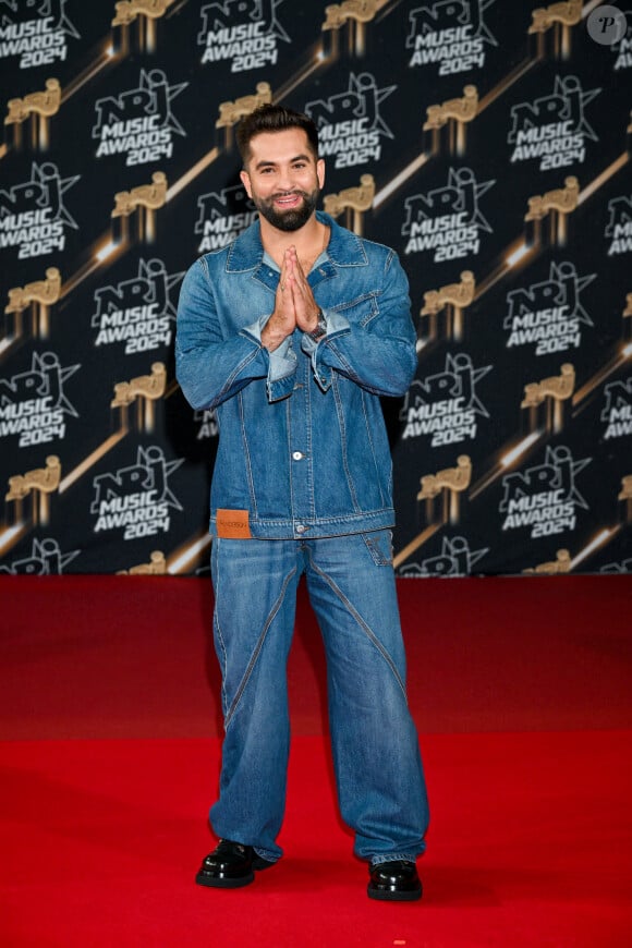 Kendji Girac - Photocall de la 26ème édition des NRJ Music Awards au palais des festivals de Cannes, le 1er novembre 2024. © Bebert / Guignebourg / Bestimage 