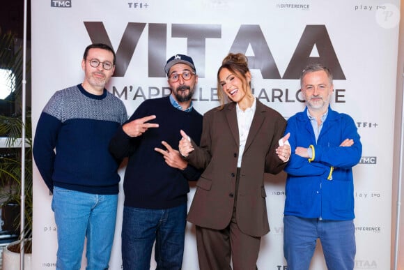 Exclusif - Guest, Vitaa à la projection privée en avant-première du documentaire sur Vitaa (Charlotte Gonin) "Je m'appelle Charlotte" dans les locaux de TF1 à Boulogne Billancourt le 18 novembre 2024. Le documentaire sera diffusé le 22 novembre sur TMC en prime time et TF1+. © Pierre Perusseau / Bestimage 