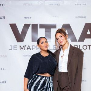 Exclusif - Lynda et Vitaa à la projection privée en avant-première du documentaire sur Vitaa (Charlotte Gonin) "Je m'appelle Charlotte" dans les locaux de TF1 à Boulogne Billancourt le 18 novembre 2024. Le documentaire sera diffusé le 22 novembre sur TMC en prime time et TF1+. © Pierre Perusseau / Bestimage 