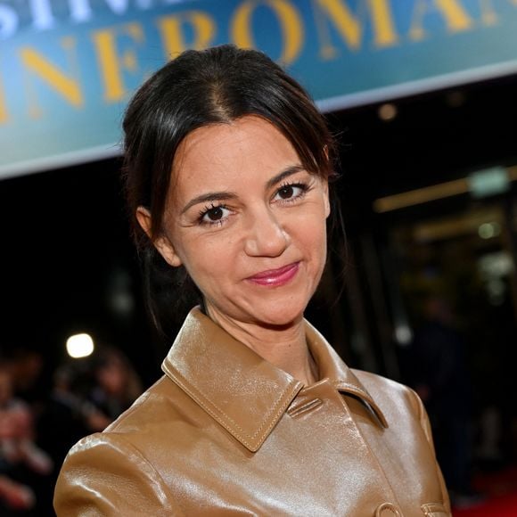 Marie-Julie Baup pour le film "Aznavour" - Arrivées de la soirée de clôture de la 6ème édition du festival Cinéroman au cinéma Pathé Gare du Sud à Nice, France, le 5 octobre 2024.  © Bebert-Jacovides/Bestimage 