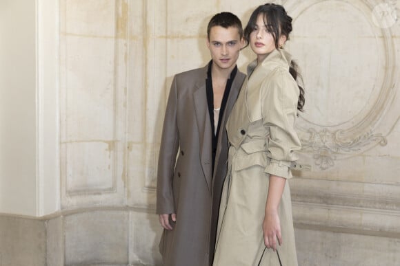 Saul Nanni, Deva Cassel au photocall du défilé Dior Haute Couture Printemps/Été 2024 dans le cadre de la Fashion Week de Paris (PFW), au musée Rodin à Paris, France, le 22 janvier 2024. © Olivier Borde/Bestimage 