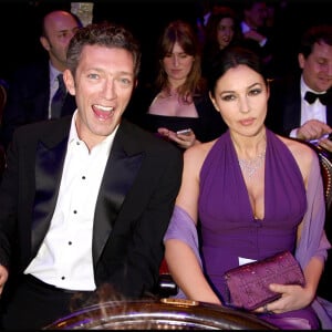 Vincent Cassel et Monica Bellucci - 34ème cérémonie des César - 2009 au théâtre du Chatelet.