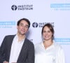 Julian Bugier et Julia Vignali - Soirée de lancement de la18ème édition du "Pasteurdon" à l'institut Pasteur de Paris le 9 octobre 2024. © Denis Guignebourg/BestImage