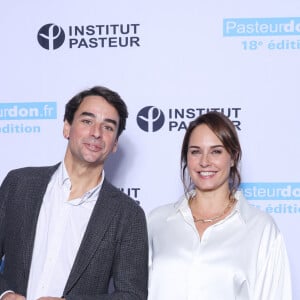 Julian Bugier et Julia Vignali - Soirée de lancement de la18ème édition du "Pasteurdon" à l'institut Pasteur de Paris le 9 octobre 2024. © Denis Guignebourg/BestImage