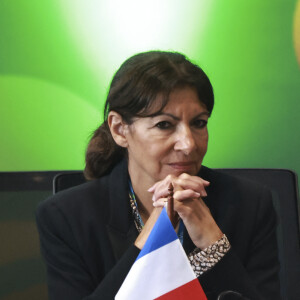 Anne Hidalgo, la maire de Paris à Rio De Janeiro le 17 novembre 2024.