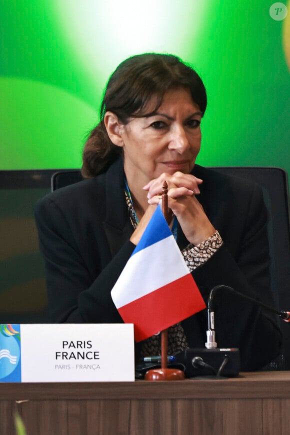 Anne Hidalgo, la maire de Paris à Rio De Janeiro le 17 novembre 2024.