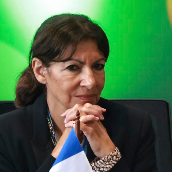 Anne Hidalgo, la maire de Paris à Rio De Janeiro le 17 novembre 2024.