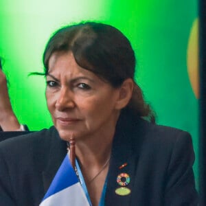 Anne Hidalgo, la maire de Paris à Rio De Janeiro le 17 novembre 2024.