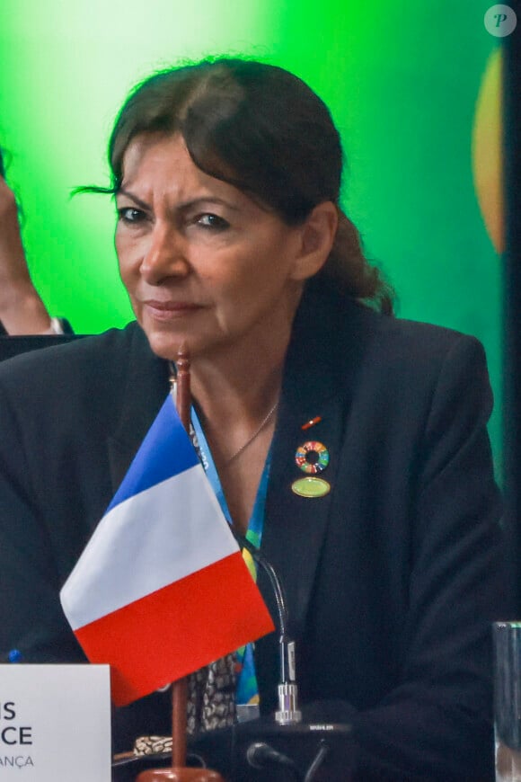 Anne Hidalgo, la maire de Paris à Rio De Janeiro le 17 novembre 2024.