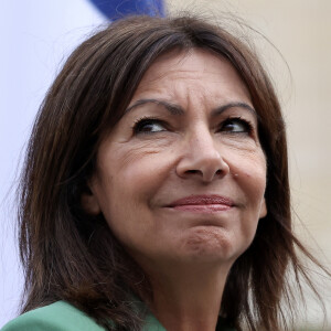 La mairie de Paris, c'est finit pour Anne Hidalgo. 
Anne Hidalgo, maire de Paris - Inauguration de l'exposition "Dix femmes en or à l'Assemblée nationale " dans la cour d'Honneur du Palais Bourbon, Paris. © Stéphane Lemouton / Bestimage