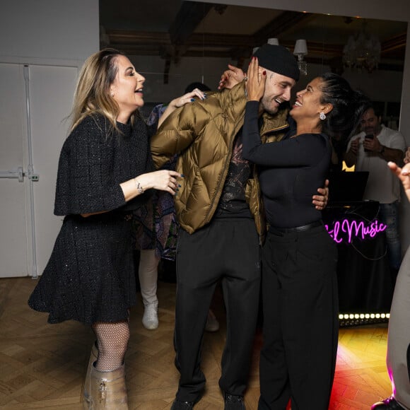 Bastien Grimal était également de la partie
Exclusif - Magali Berdah, Bastos et Ayem Nour lors de l'anniversaire surprise de M.Berdah (43 ans) au Pavillon Gravelle à Paris le 26 novembre 2024 avec tous ses amis influenceurs. © Pierre Perusseau / Bestimage