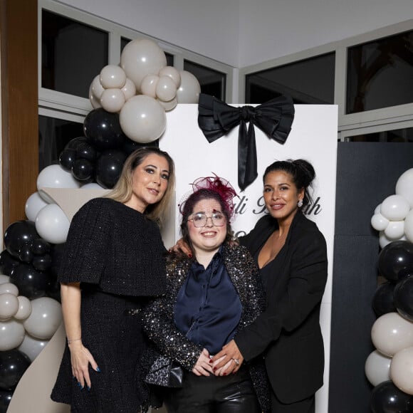 Exclusif - Magali Berdah Morgane MakeUp et Ayem Nour lors de l'anniversaire surprise de M.Berdah (43 ans) au Pavillon Gravelle à Paris le 26 novembre 2024 avec tous ses amis influenceurs. © Pierre Perusseau / Bestimage