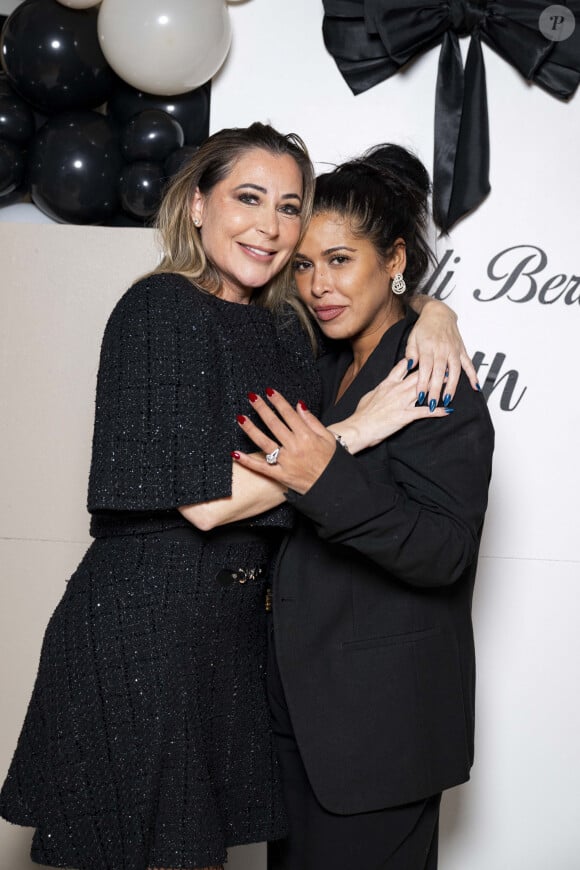 Exclusif - Magali Berdah, Ayem Nour lors de l'anniversaire surprise de M.Berdah (43 ans) au Pavillon Gravelle à Paris le 26 novembre 2024 avec tous ses amis influenceurs. © Pierre Perusseau / Bestimage