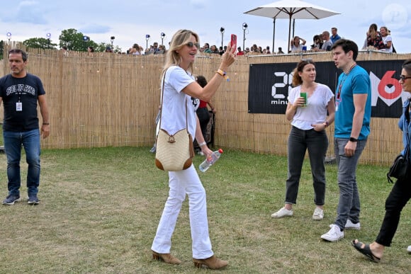 Sarah Poniatowski lors du festival Solidays sur l'Hippodrome de Longchamp à Paris le 26 juin 2022. © Lionel Urman / Panoramic / Bestimage