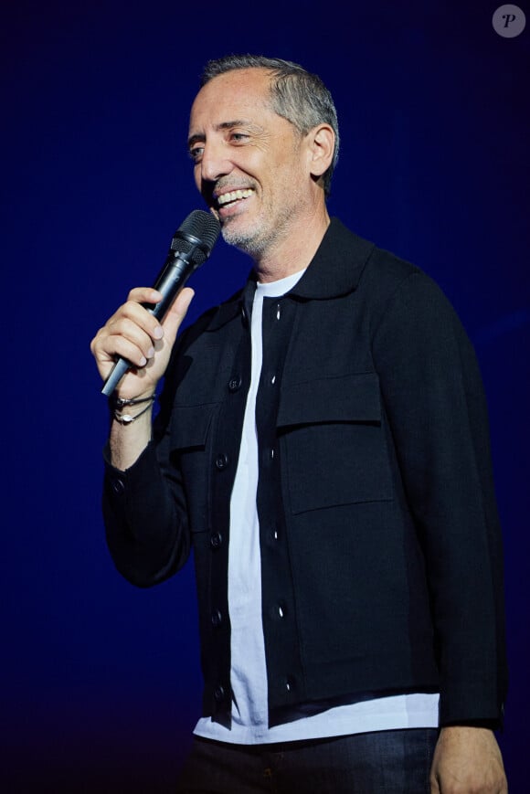 Exclusif - Gad Elmaleh - Show Solidarité Maroc, organisé par G.Elmaleh, R.Bougheraba et R.Frayssinet, au Dôme de Paris. Le 2 octobre 2023 © Cyril Moreau / Bestimage 