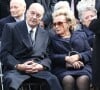 Mais Bernadette est passée par là
Jacques et Bernadette Chirac - Obsèques de Antoine Veil au cimetière du Montparnasse à Paris. Le 15 avril 2013.