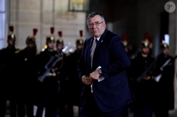 Patrick Pouyanné - Dîner d'Etat en l'honneur de Bola Tinubu, Président de la République fédérale du Nigéria et de sa femme Oluremi Tinubu au Palais de l'Elysée à Paris le 28 Novembre 2024. © Dominique Jacovides/Bestimage 