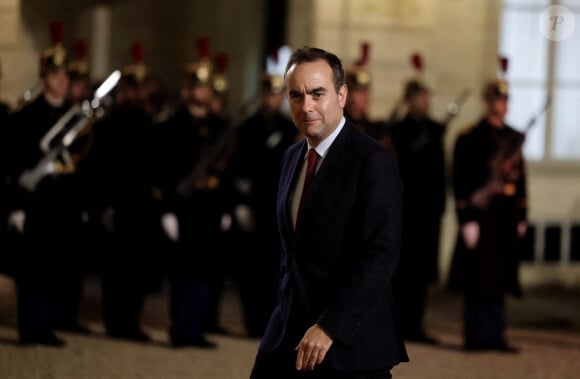 Sébastien Lecornu - Dîner d'Etat en l'honneur de Bola Tinubu, Président de la République fédérale du Nigéria et de sa femme Oluremi Tinubu au Palais de l'Elysée à Paris le 28 Novembre 2024. © Dominique Jacovides/Bestimage 