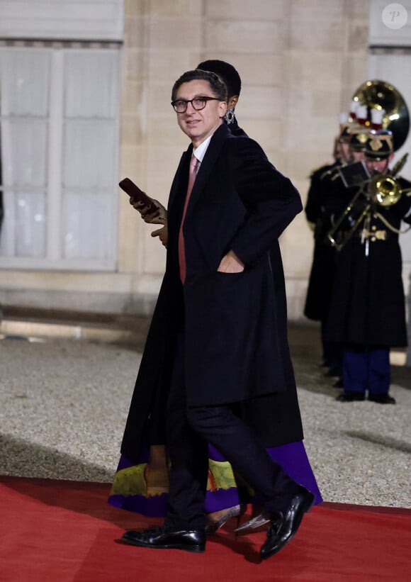 Maxime Saada - Dîner d'Etat en l'honneur de Bola Tinubu, Président de la République fédérale du Nigéria et de sa femme Oluremi Tinubu au Palais de l'Elysée à Paris le 28 Novembre 2024. © Dominique Jacovides/Bestimage 