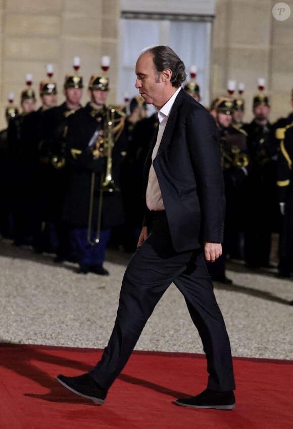 Xavier Niel - Dîner d'Etat en l'honneur de Bola Tinubu, Président de la République fédérale du Nigéria et de sa femme Oluremi Tinubu au Palais de l'Elysée à Paris le 28 Novembre 2024. © Dominique Jacovides/Bestimage  State Dinner in honor of Bola Tinubu, President of the Federal Republic of Nigeria and his wife Oluremi Tinubu at the Elysée Palace in Paris on November 28, 2024. 