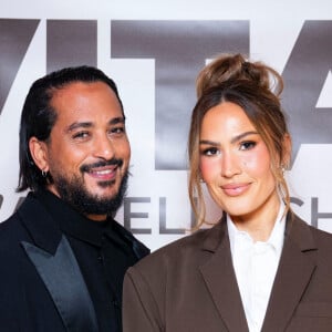 Exclusif - Slimane et Vitaa à la projection privée en avant-première du documentaire sur Vitaa (Charlotte Gonin) "Je m'appelle Charlotte" dans les locaux de TF1 à Boulogne Billancourt le 18 novembre 2024. Le documentaire sera diffusé le 22 novembre sur TMC en prime time et TF1+. © Pierre Perusseau / Bestimage