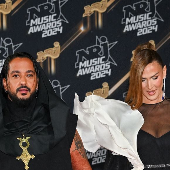 Slimane et Vitaa - Photocall de la 26ème édition des NRJ Music Awards au palais des festivals de Cannes, le 1er novembre 2024. © Bebert / Guignebourg / Bestimage