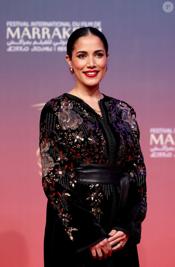 Nadia Kounda au photocall de la cérémonie d'hommage à Sean Penn lors de la deuxième journée du 21e Festival international du film de Marrakech, le 30 novembre 2024 à Marrakech, Maroc. © Dominique Jacovides/Bestimage 