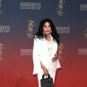 Yamina Benguigui au photocall de la cérémonie d'hommage à Sean Penn lors de la deuxième journée du 21e Festival international du film de Marrakech, le 30 novembre 2024 à Marrakech, Maroc. © Dominique Jacovides/Bestimage 