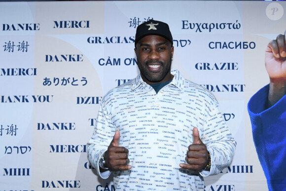 Exclusif - Teddy Riner - Soirée de remerciement de Teddy Riner à la Maison du judo à Montrouge, le 29 novembre 2024. © Rachid Bellak / Bestimage 