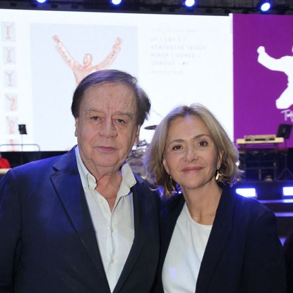 Daniel Lauclair et Valérie Pécresse, présidente de la région Ile-de-France - Soirée de remerciement de Teddy Riner à la Maison du judo à Montrouge, le 29 novembre 2024.  © Philippe Baldini / Bestimage 