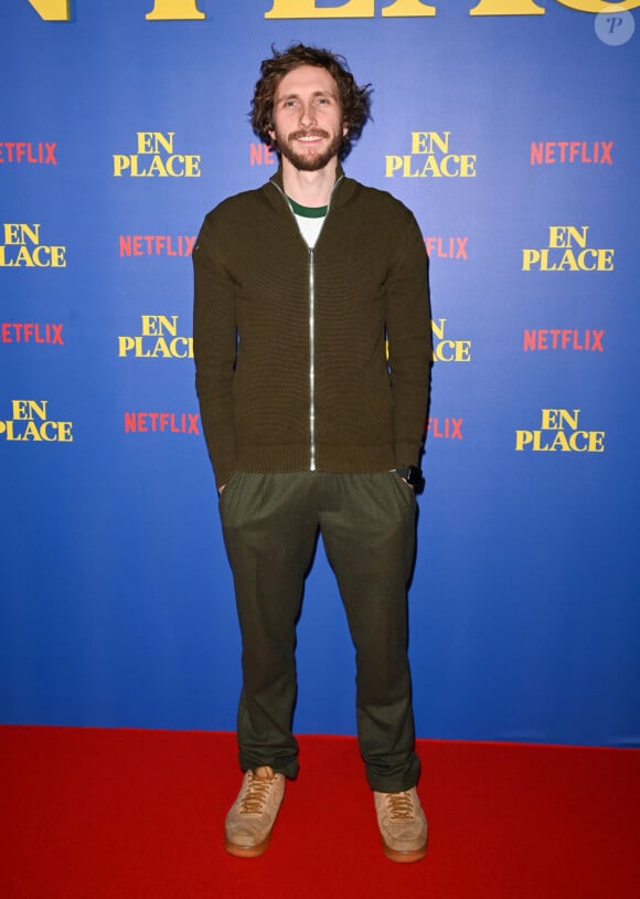 Baptiste Lecaplain - Avant-première du film "En place" au cinéma Max Linder Panorama à Paris le 9 janvier 2023. © Coadic Guirec/Bestimage