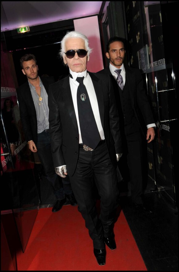 Karl Lagerfeld, Paris, 5 mars 2010 !