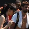 Nolwenn Leroy parcourt volontiers le monde pour encourager son chéri Arnaud Clément : fin mars, elle le suivait, associé à Tsonga en double à Miami !