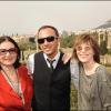 Nana Mouskouri, Nikos Aliagas et Jane Birkin au festival du film francophone de Grèce (17 avril 2010 en Grèce)