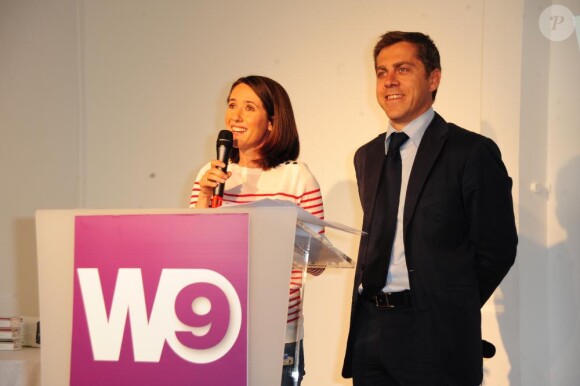 Alexia Laroche-Joubert et Frédéric de  Vincelles à la conférence de presse (21 avril 2010)