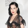 Dita Von Teese lors de la soirée d'inauguration d'Antiques Show à Los Angeles le 21 avril 2010