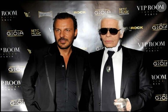 Jean Roch et Karl Lagerfeld, Paris, le 5 mars 2010 !