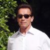 Arnold Schwarzenegger fait partie des donateurs qui ont permis la sauvegarde du signe Hollywood, le 26 avril 2010 !
