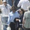 Angelina Jolie et Johnny Depp sur le tournage de The Tourist à Venise le 2 mai 2010