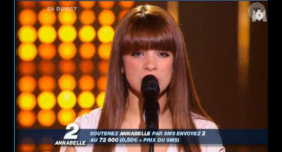 Annabelle reprend France Gall (Nouvelle Star, jeudi 13 mai 2010)
