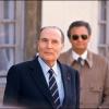 François Mitterrand et Roger Hanin