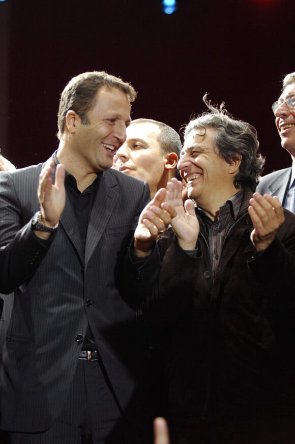 Arthur et Christian Clavier sont venus féliciter Nicolas Sarkozy le soir de sa victoire