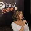 Vitaa donne un concert privé et répond aux questions de ses fans, mercredi 12 mai, à la première PureFans Session au Club des Pins, à Paris.
