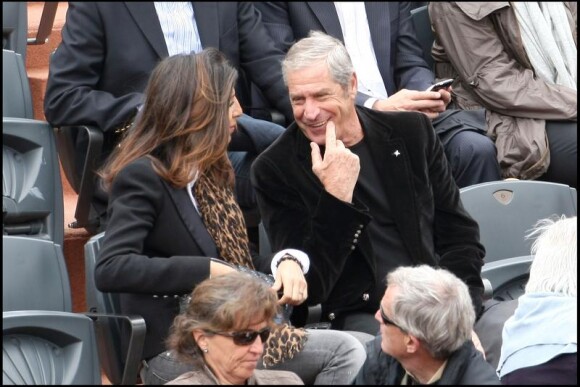 Jean-Claude Darmon et Hoda Roche à Roland-Garros. Week-end du 29/30 mai 2010
