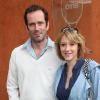 Christian Vadim et son épouse à Roland-Garros. Week-end du 29/30 mai 2010