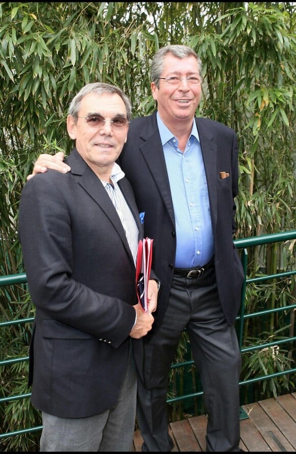 Michel Corbière et Patrick Balkany à Roland-Garros, le week-end du 29/30 mai 2010