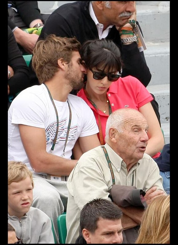 Les tourtereaux Nolwenn et Arnaud à Roland-Garros. 30/05/2010
