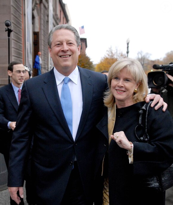 L'homme politique américain Al Gore et sa femme Tipper Gore. Après 40 années de mariage, ils divorcent !