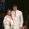 Valérie et David Douillet le jour de leur mariage, le 14 avril 2001