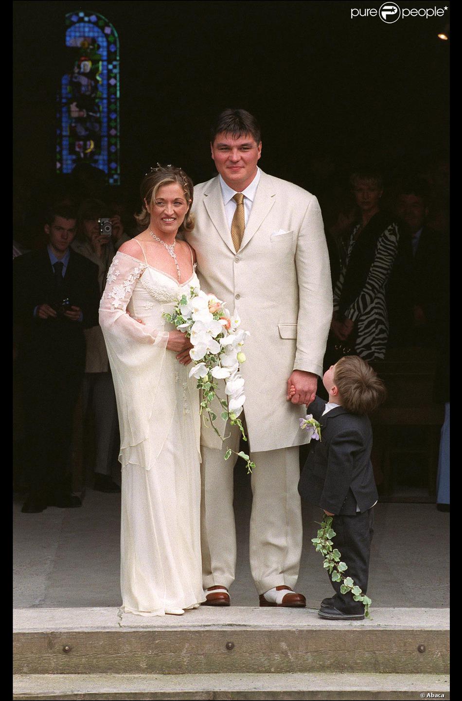 Valerie Et David Douillet Le Jour De Leur Mariage Le 14 Avril